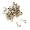 30 Bead Tips Clamshell Rhodium Plated Bead Stringing Parts